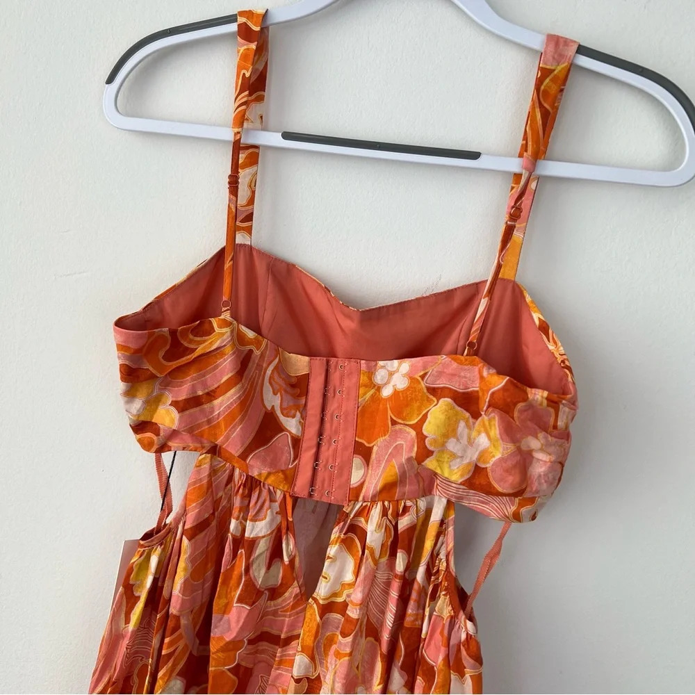 NWT Hansen & Gretel Iman Maxi Dress in Sunset Swirl - Picture 8 of 10